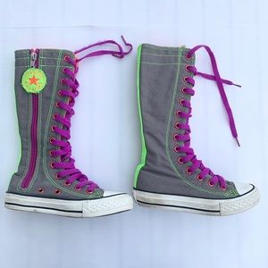 Girls knee-high zip Converse